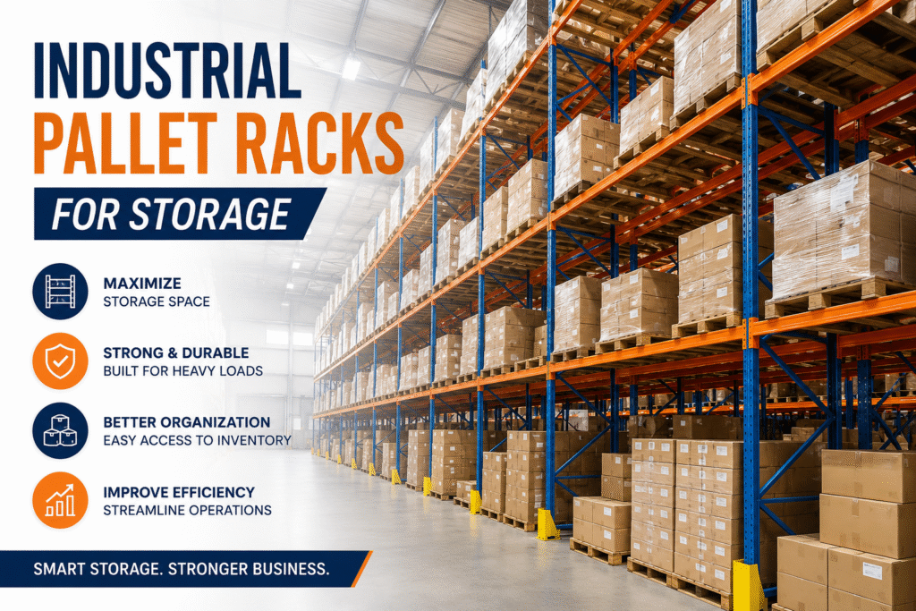 Industrial Pallet Racks for Storage and Distribution